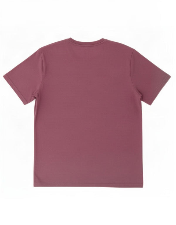 Ellesse - Camiseta gráfica para hombre, talla grande, algodón morado