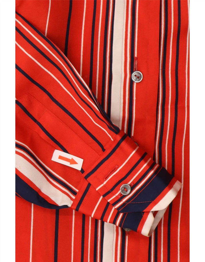 Camisa Romana para mujer UK 42 Mediana Rayas Rojas