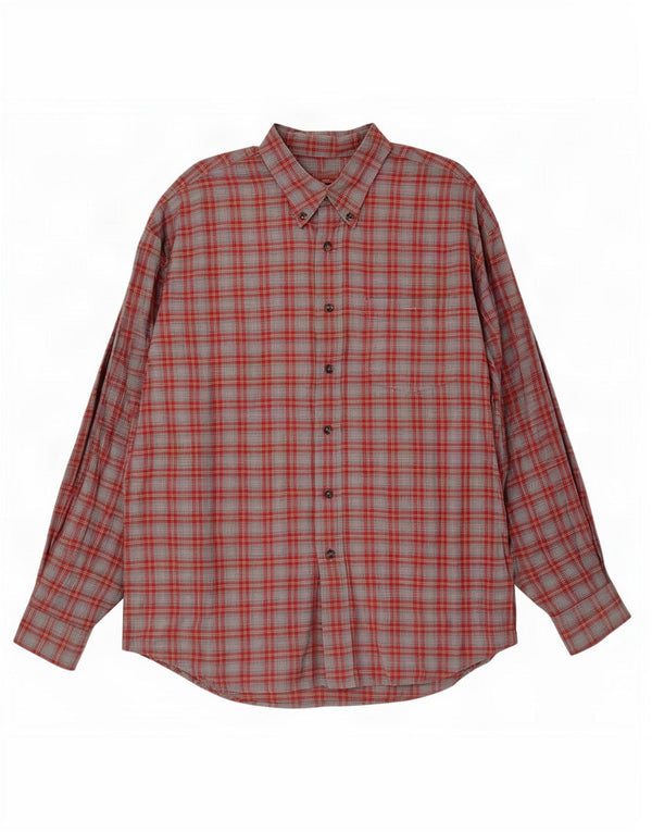 Einhorn Camisa De Franela Hombre 2XL Cuadros Grises