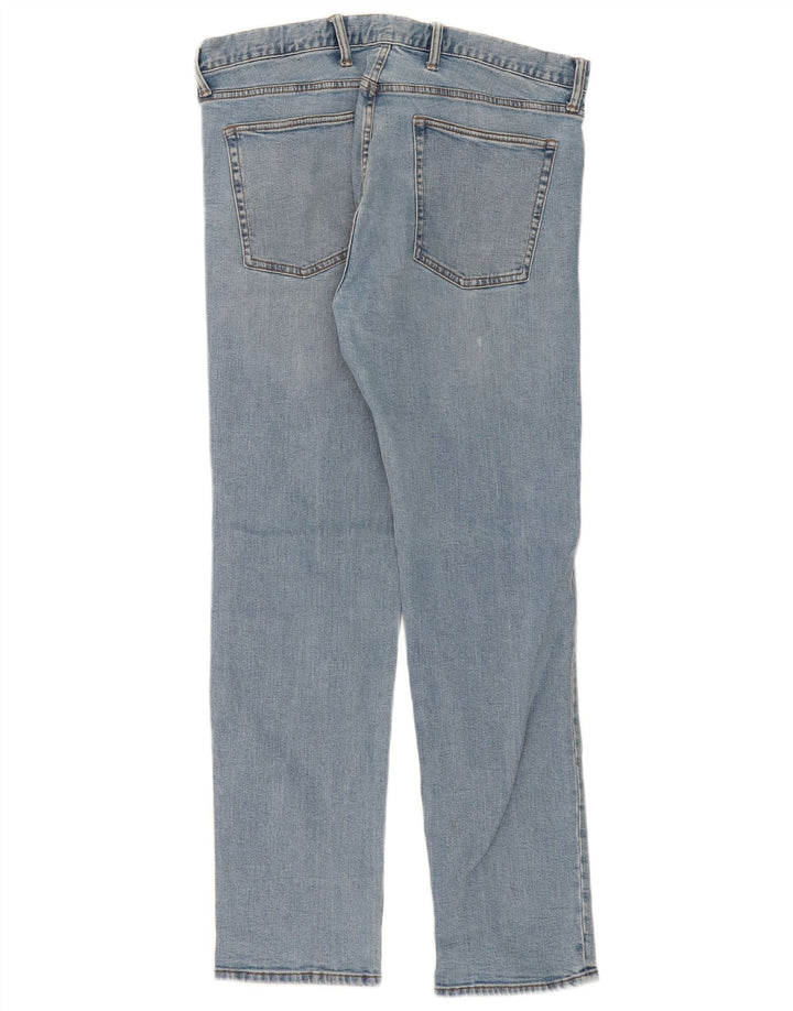 Vaqueros rectos ajustados para hombre Gap W36 L32 Algodón azul