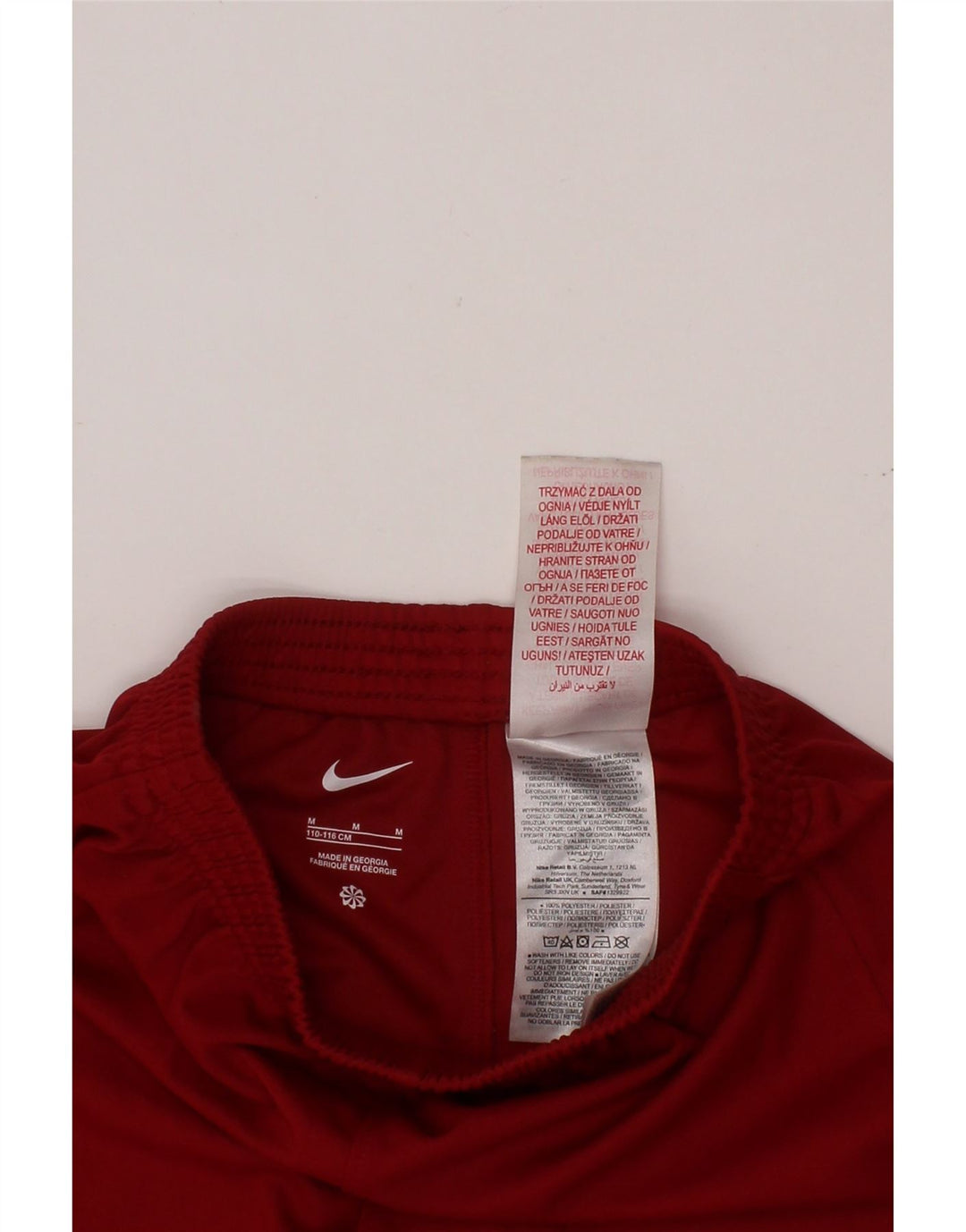 NIKE Boys Liverpool Sport Shorts 10-11 años Mediano Rojo Poliéster