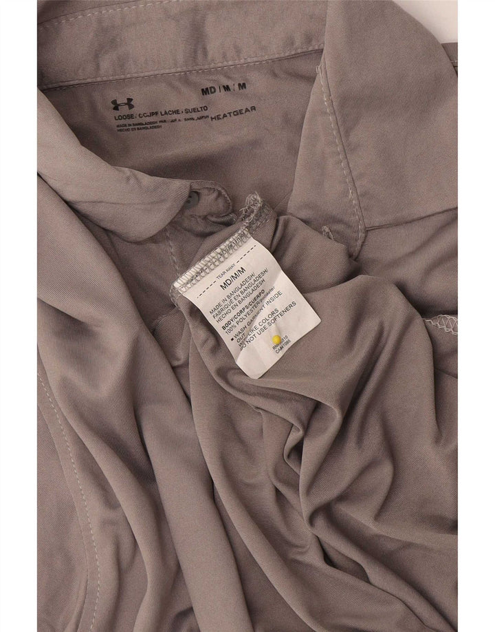 Under Armour Polo Heat Gear Hombre Poliéster Gris Medio