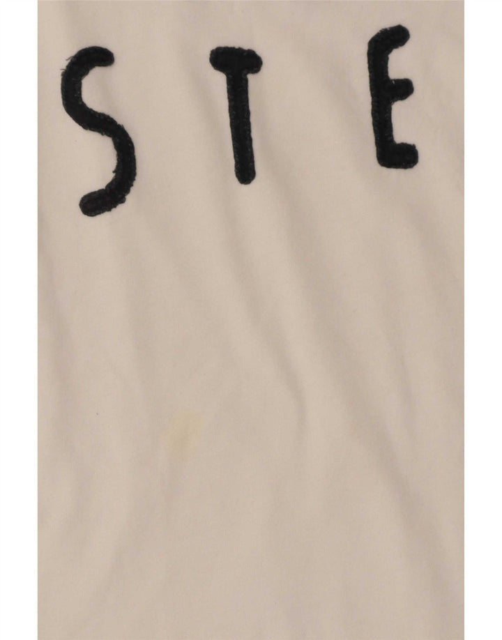 Hollister Hombre Camiseta Gráfica Top Small Blanco