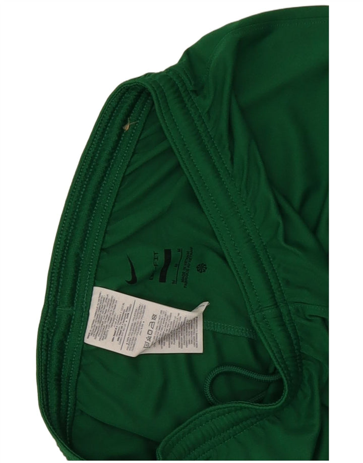 Pantalones cortos deportivos ajustados Dri Fit para hombre Nike Poliéster color block verde medio