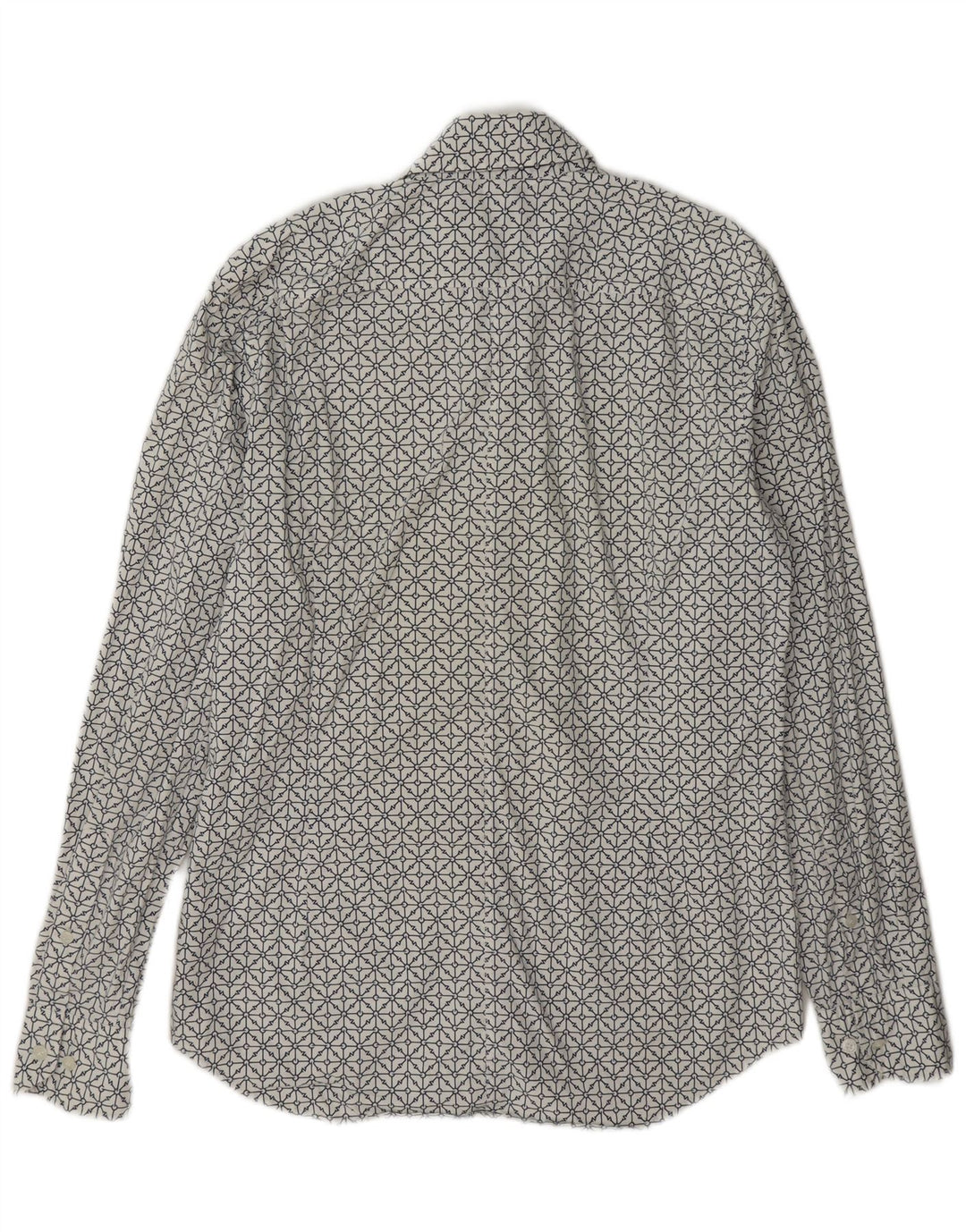 G-Star Hombre Camisa Super Slim Fit De Algodón Geométrico Blanco Medio