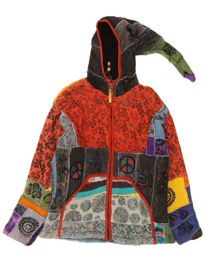 Himalaya Chaqueta Bomber Estampada para Hombre Reino Unido 40 Grande Patchwork Multicolor