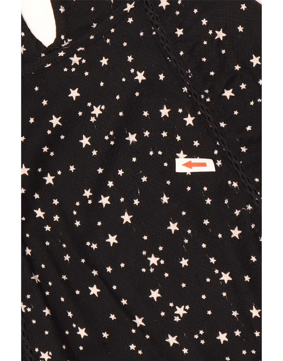 Blusa Superdry para mujer, talla 40, viscosa con lunares negros medianos