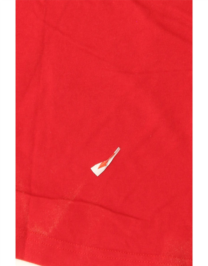 Puma - Camiseta gráfica para hombre, parte superior de algodón rojo mediano