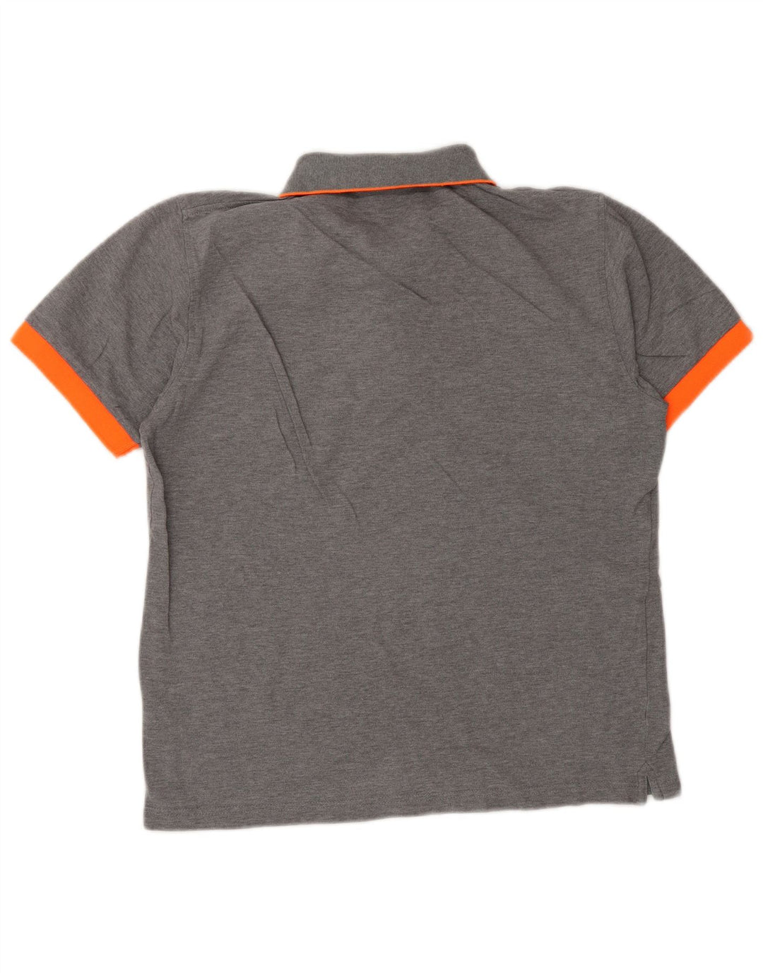 SUN68 Polo Hombre Algodón Gris Medio