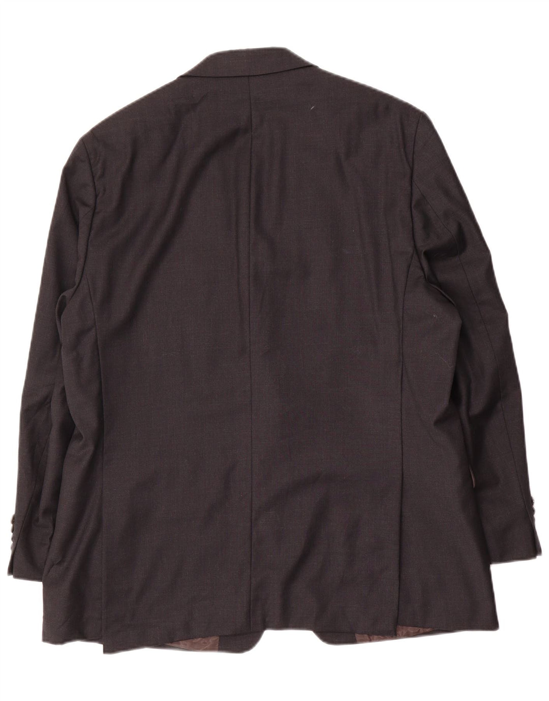 Calvin Klein Chaqueta Blazer de 2 Botones para Hombre UK 40 Grande Lana Gris