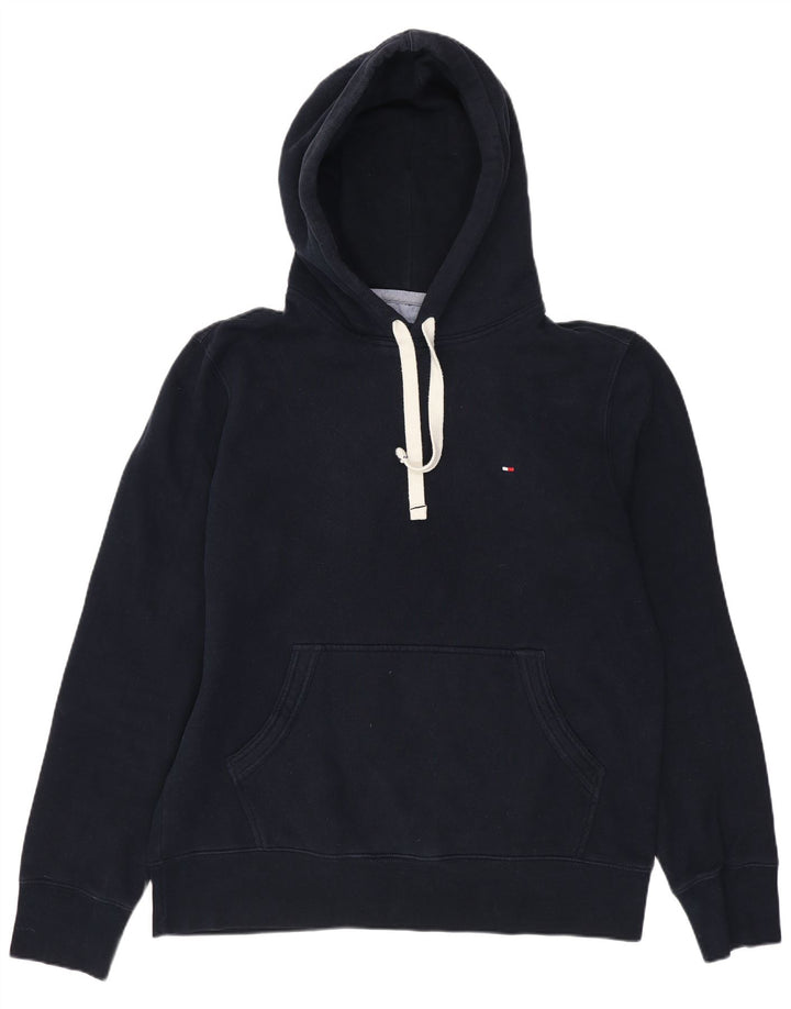 TOMMY HILFIGER Sudadera con capucha para hombre Jumper Medium Azul marino Algodón