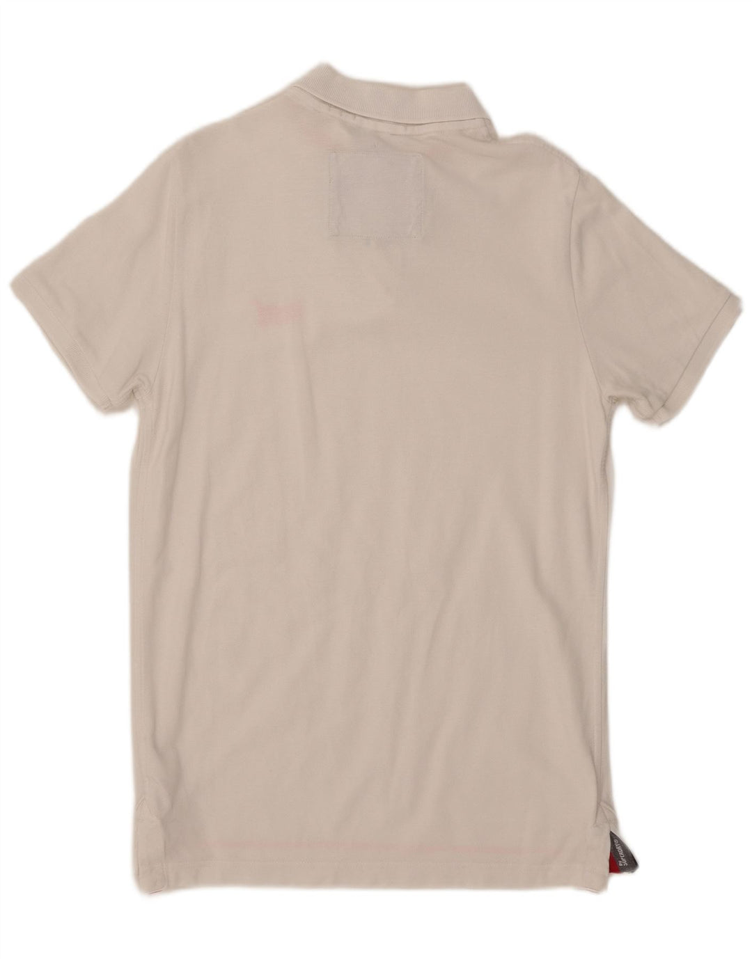 Superdry Polo para hombre de algodón blanco grande