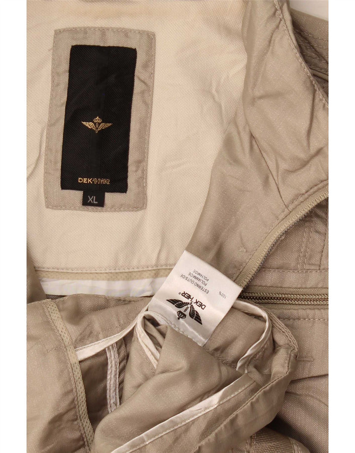 Dek'Her Chaqueta utilitaria con capucha para mujer ES 40 XL Poliamida beige