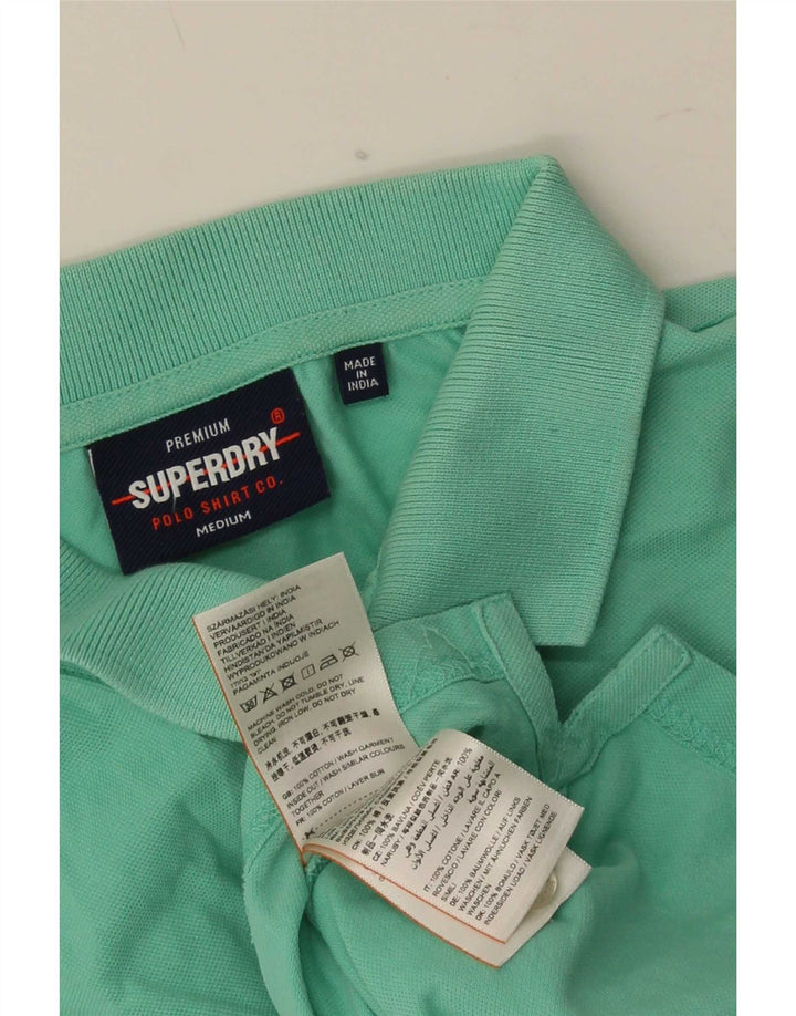 Superdry Polo De Algodón Verde Medio Para Hombre