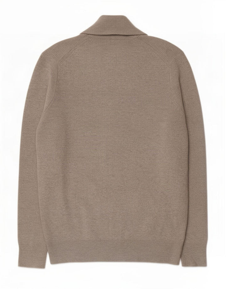 Marks & Spencer Suéter tipo cárdigan con cuello chal para hombre Poliéster gris medio