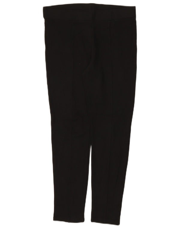 Marks & Spencer Pantalones informales ajustados para mujer UK 10 Small W30 L26 Negro