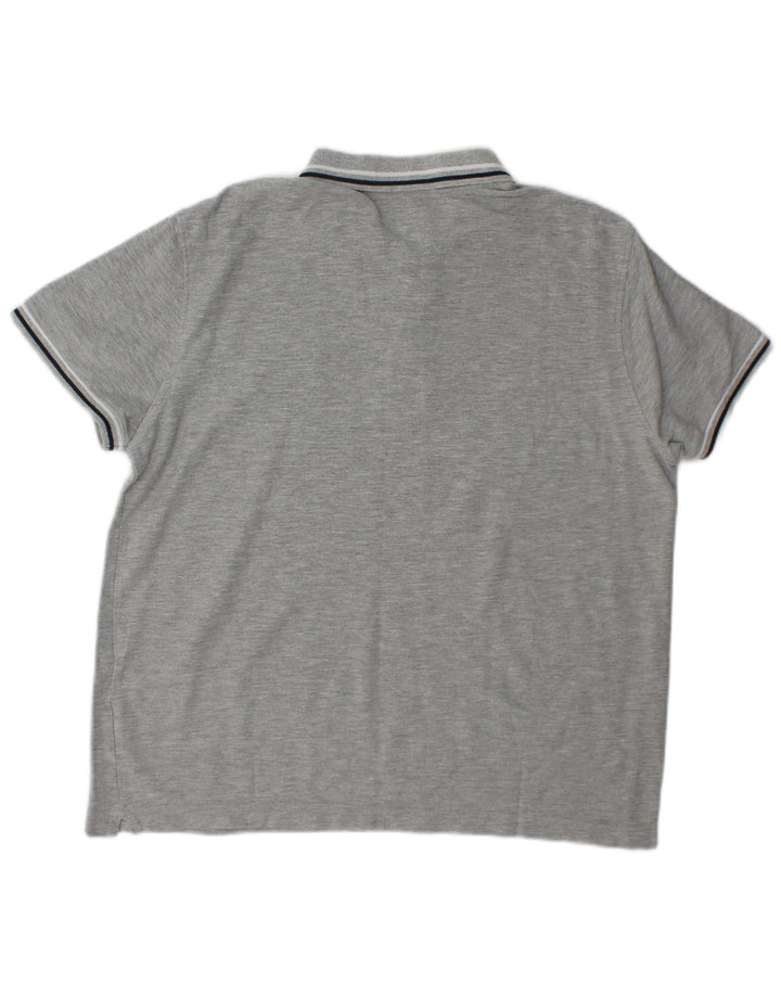 Polo Lotto Hombre Gris Medio Moteado
