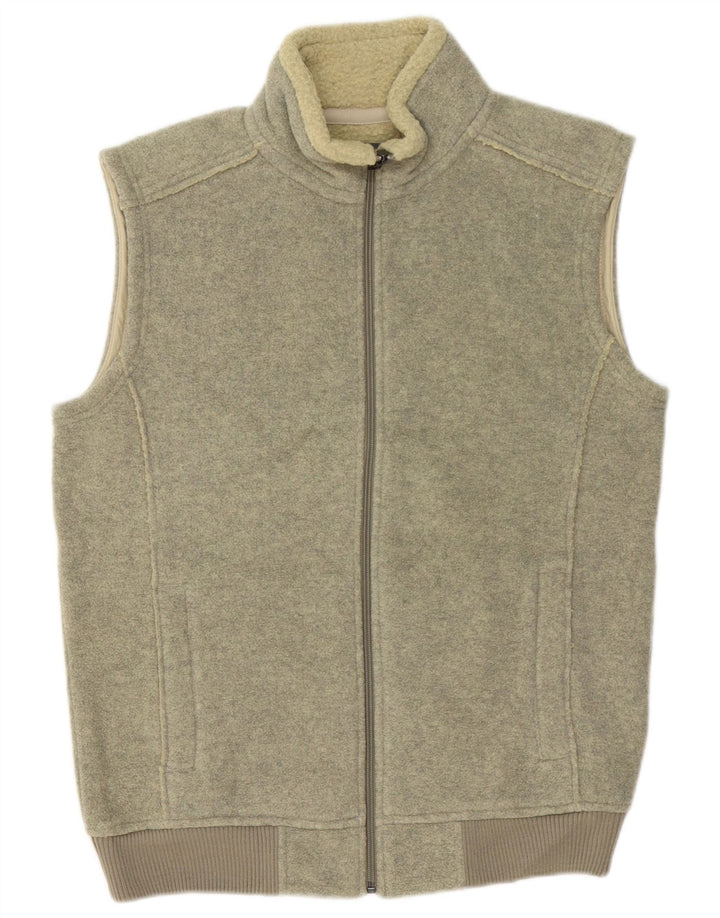 Marks & Spencer Chaqueta de chándal sin mangas para hombre Poliéster caqui medio