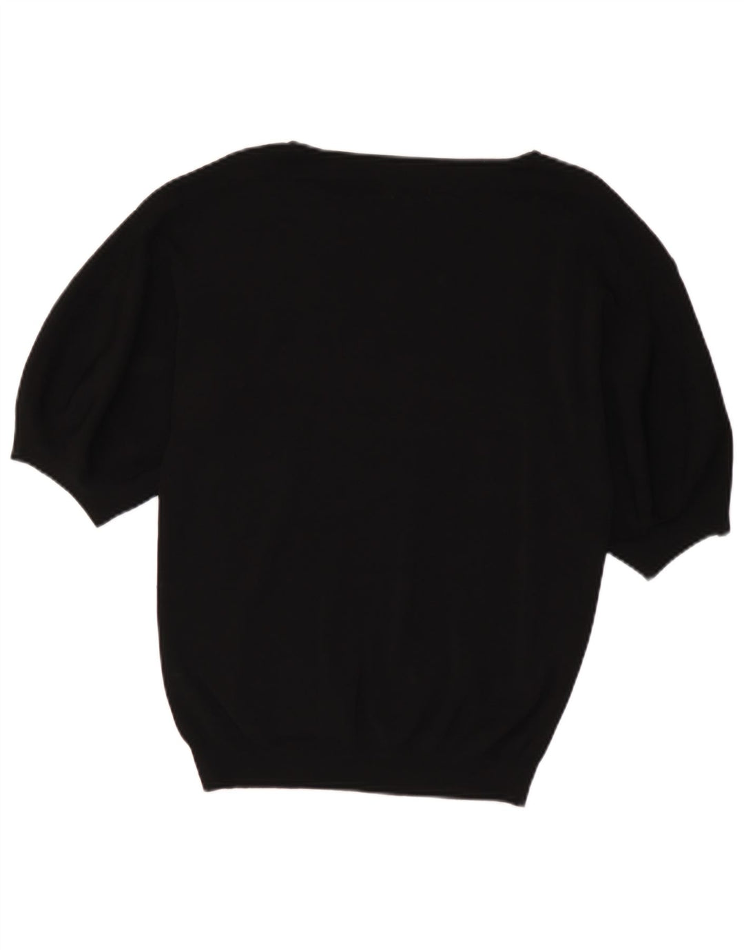 Massimo Dutti Jersey con cuello barco para mujer, talla 40, color negro