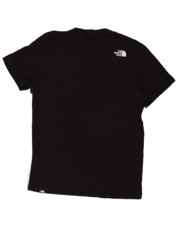 The North Face Camiseta gráfica para hombre, parte superior mediana de algodón color block negro