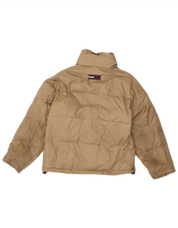 Tommy Hilfiger Chaqueta acolchada para niño 7-8 años XS Beige Nylon