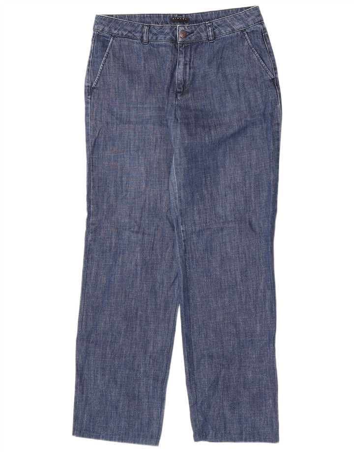 Vaqueros Sisley Mujer Rectos W30 L30 Azul