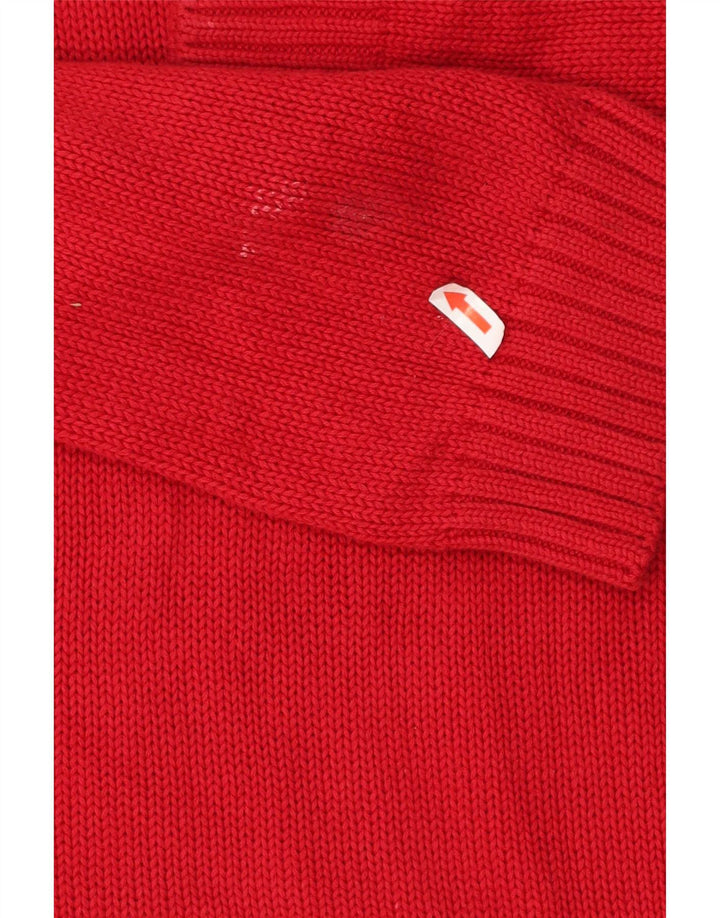 Chaps Hombre Cuello Barco Jersey Jersey XL Algodón Rojo