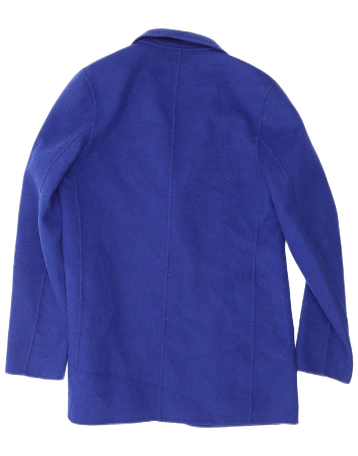 Riani Chaqueta tipo blazer con 1 botón para mujer UK 10 Small Blue Wool