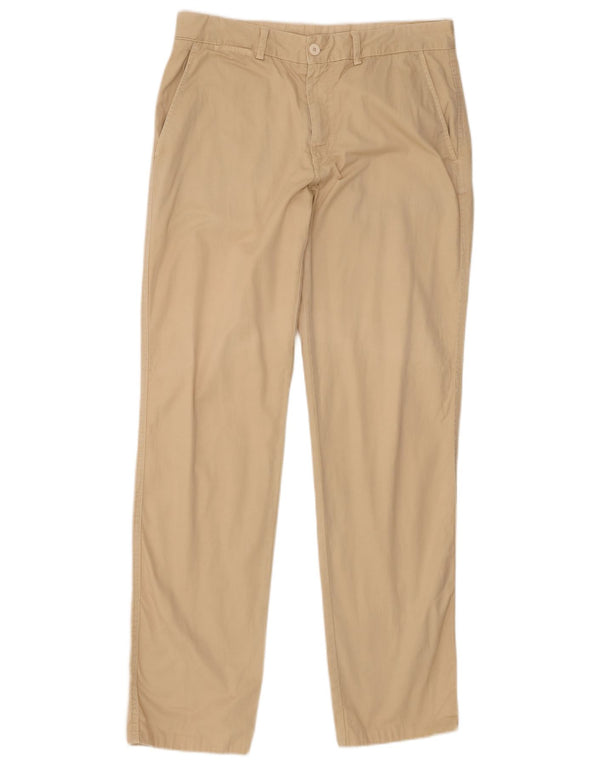 Pantalón chino recto Avirex para hombre W34 L33 Algodón beige