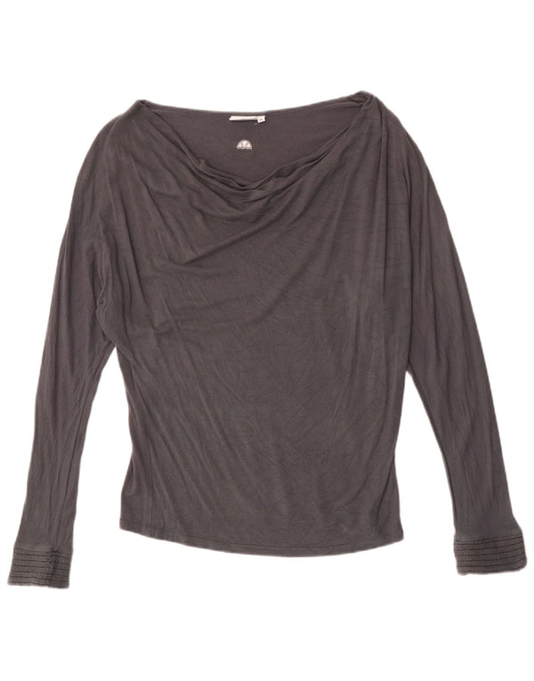 Ellesse Mujer Top Manga Larga UK 44 Gris Medio