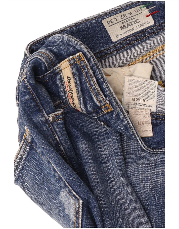 Diesel Mujer Matic Slim Jeans W32 L29 Algodón Azul