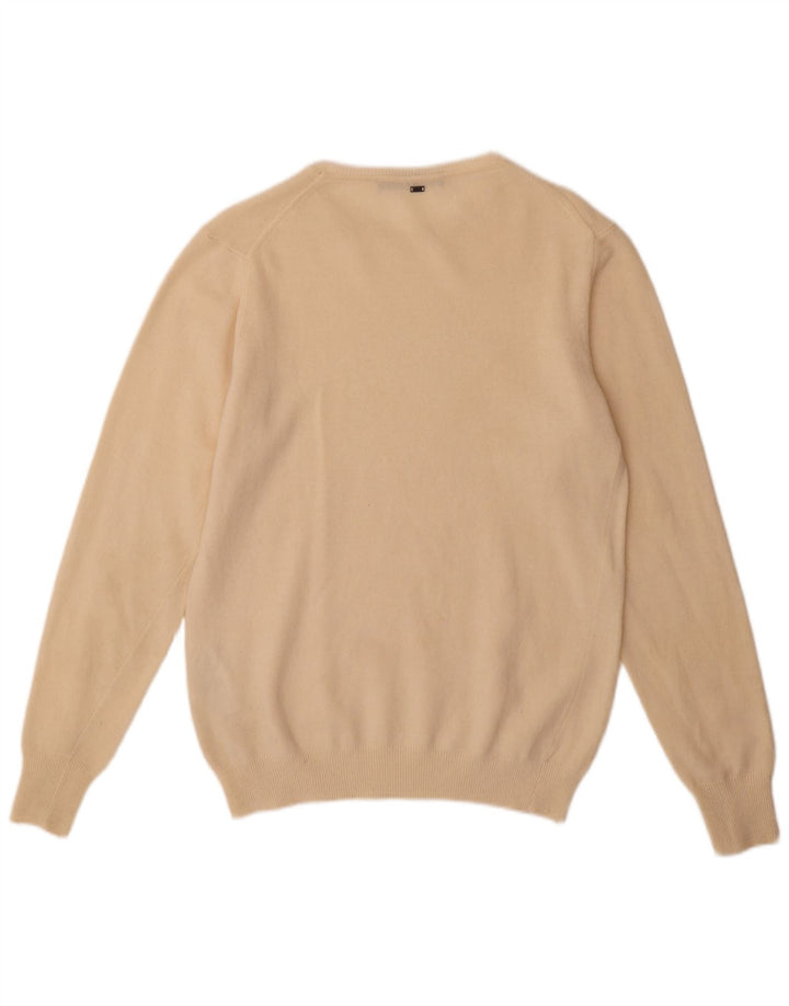 Jersey Liu Jo Hombre con Cuello Redondo y Lana Virgen Beige Medio