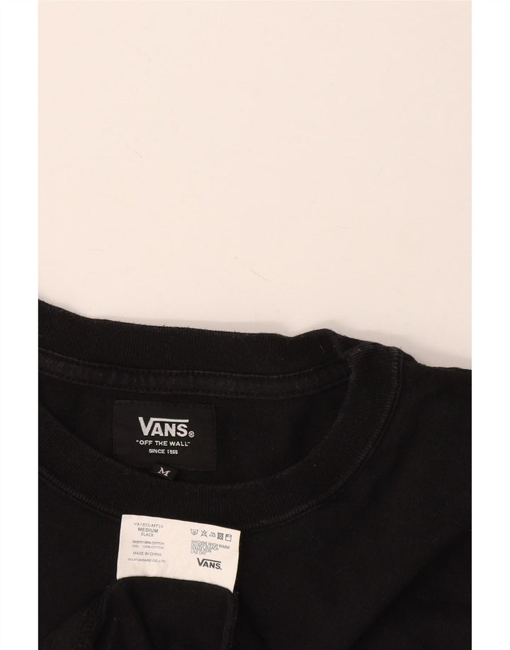 Camiseta Vans Hombre Top Medium Negro Algodón