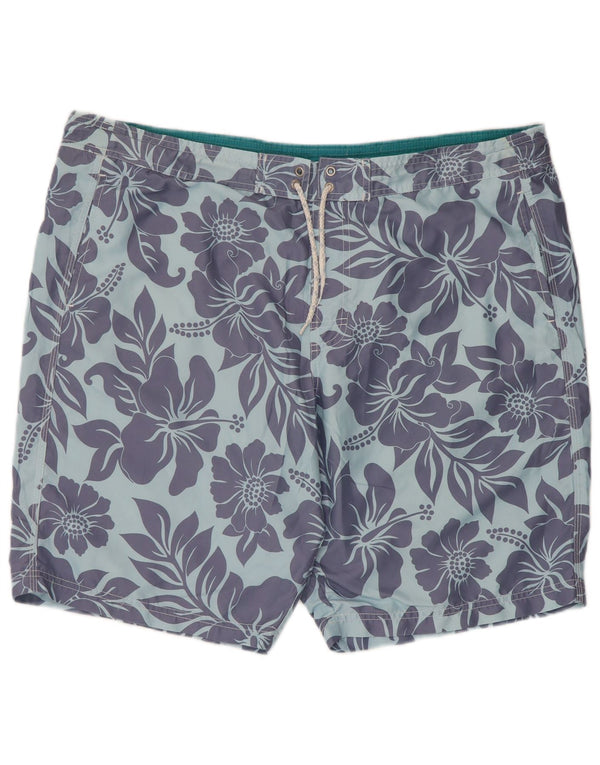 Marks & Spencer Bañador para Hombre XL Azul Floral Poliéster