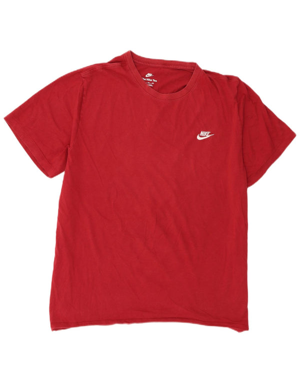 Camiseta Nike Hombre Top 2XL Algodón Burdeos