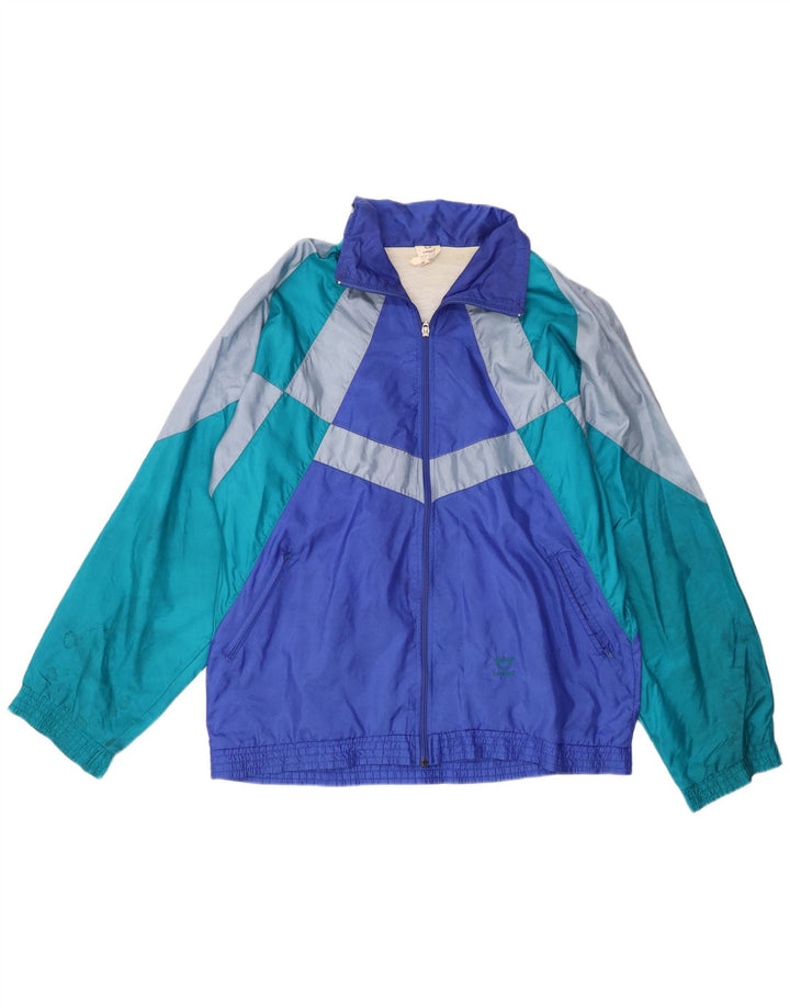 Leopard - Chaqueta de chándal para hombre, talla 42/44, nailon color azul grande