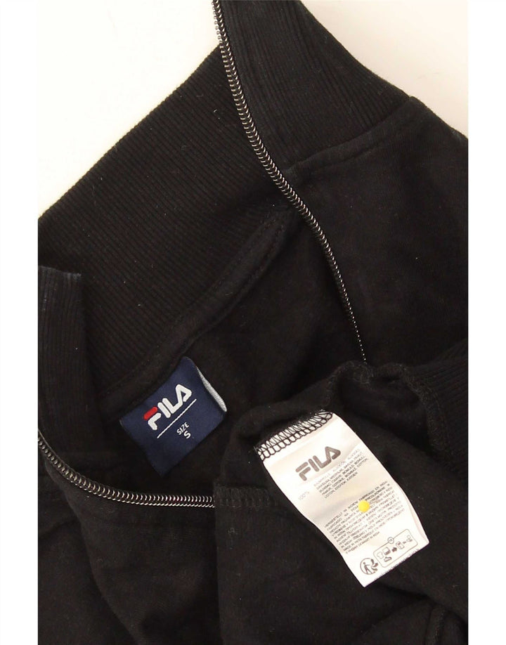 Fila Chaqueta de chándal extragrande para mujer UK 10 Small Black Cotton