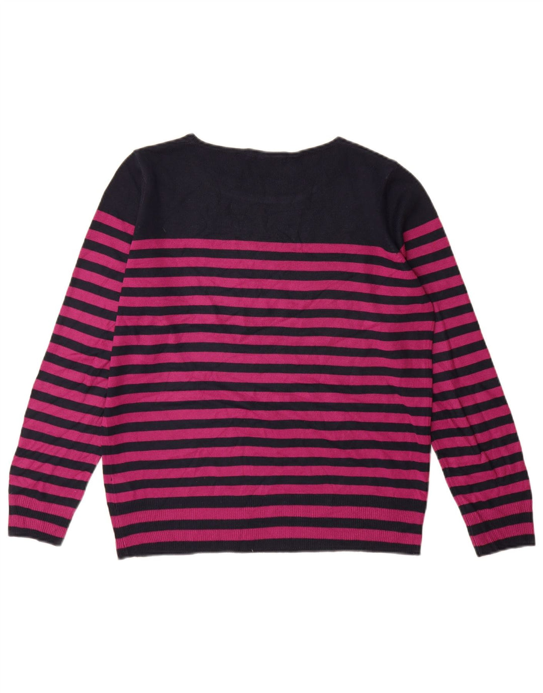 MARKS & SPENCER Suéter tipo jersey con cuello barco para mujer UK 44 Medio Púrpura