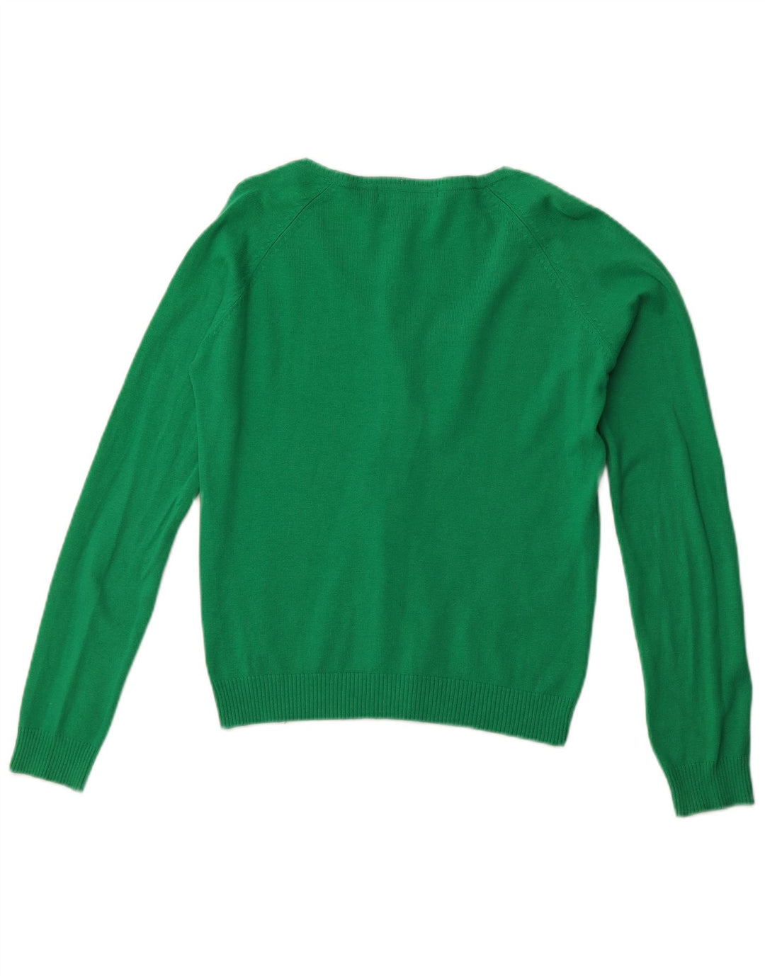 ZARA Mujer Jersey Cárdigan ES 40 XL Algodón Verde