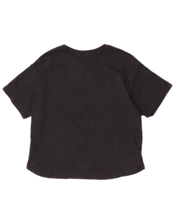 Jordan Camiseta gráfica para niña 13-14 años XL Algodón floral negro