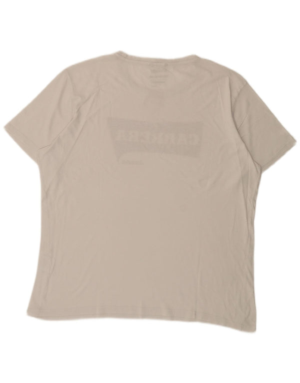 Carrera Camiseta gráfica para hombre Top 2XL Algodón blanco
