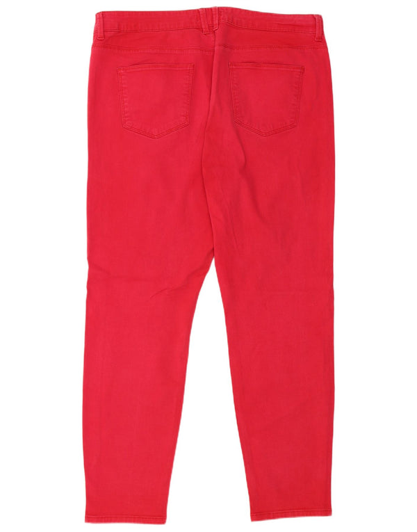 Marks & Spencer Womens Jegging Jeans UK 20 2XL W40 L29 Pink Cotton