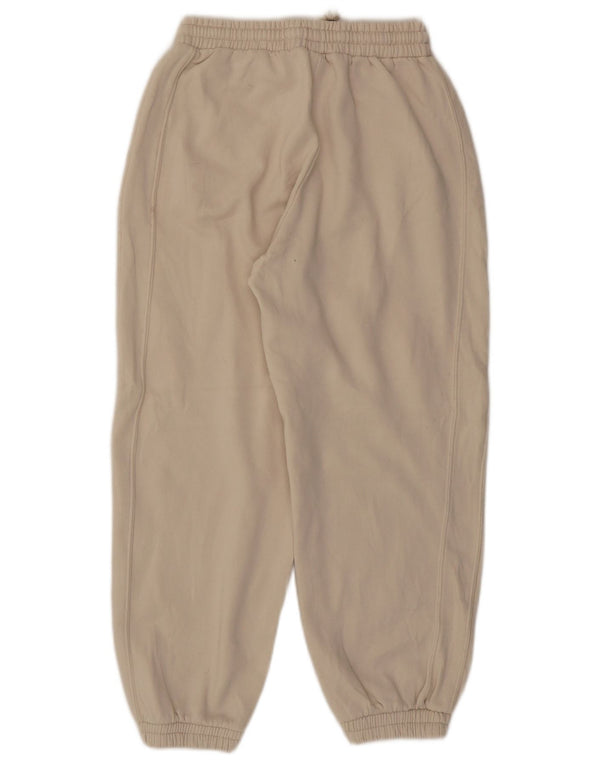 Zara Mujer Pantalones De Chándal Joggers UK 12 Medium Beige Algodón