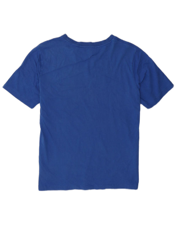 Calvin Klein Jeans Camiseta gráfica para hombre Top grande de algodón azul