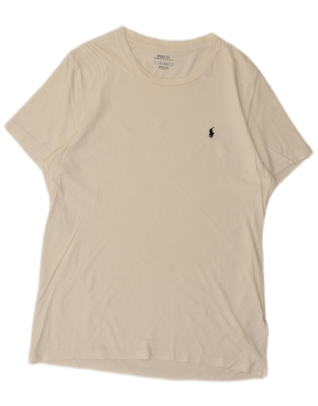 Polo Ralph Lauren - Camiseta para hombre (algodón blanco mediano)