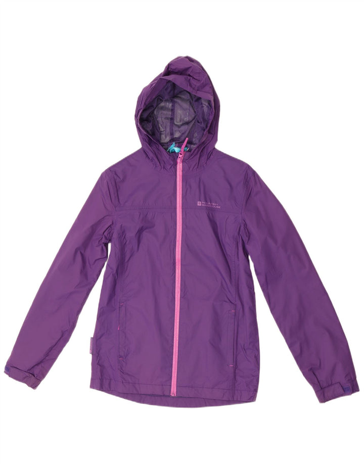 Chaqueta impermeable con capucha para mujer Mountain Warehouse UK 40 Small Poliéster morado