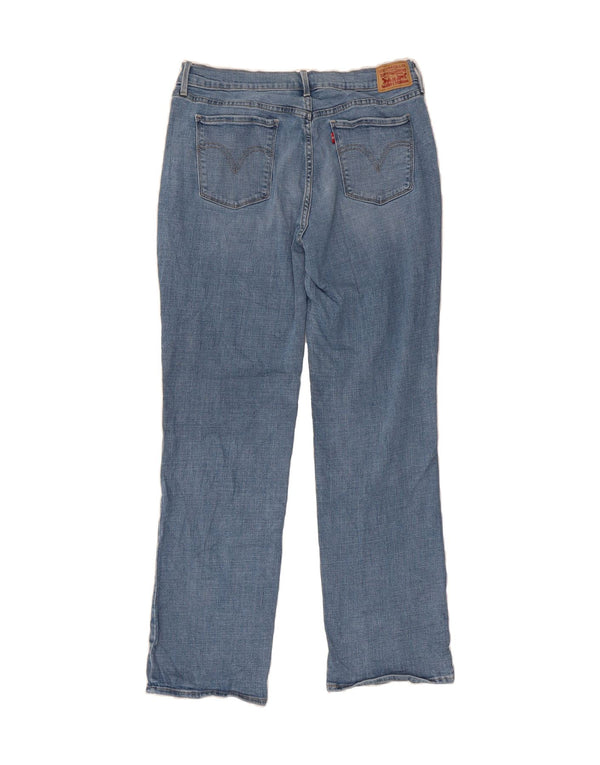 LEVI'S Jeans rectos de talle alto 505 para mujer US 16 2XL W34 L32 Algodón azul