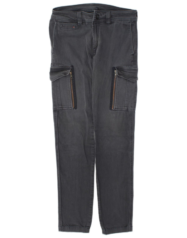 Diesel Hombre Joggers Pantalones Cargo W29 L31 Algodón Gris