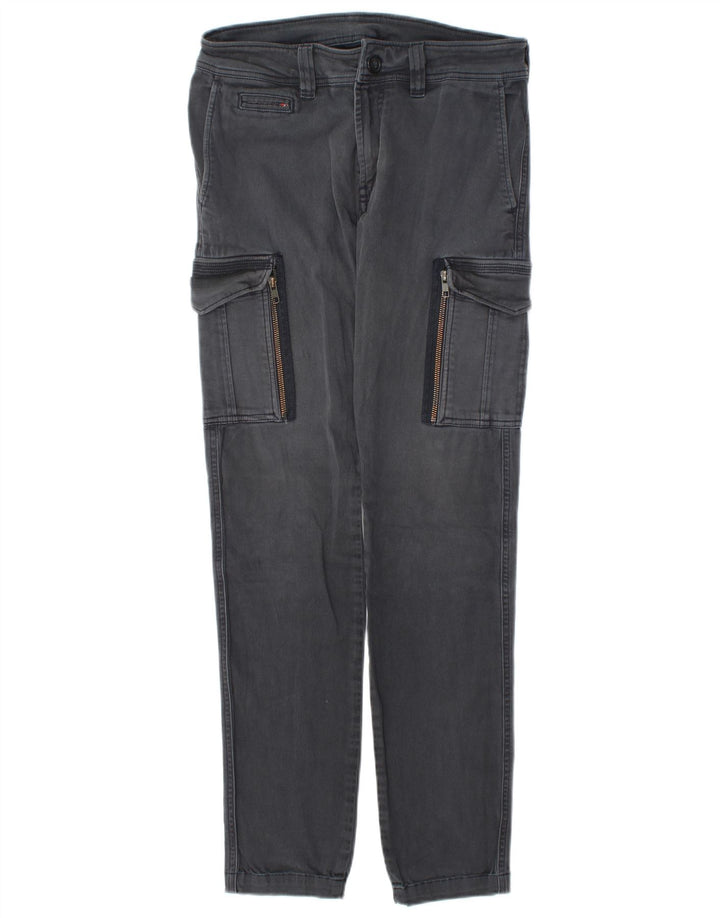 Diesel Hombre Joggers Pantalones Cargo W29 L31 Algodón Gris