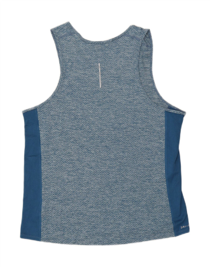 Nike - Camiseta sin mangas Dri Fit para hombre, talla grande, azul